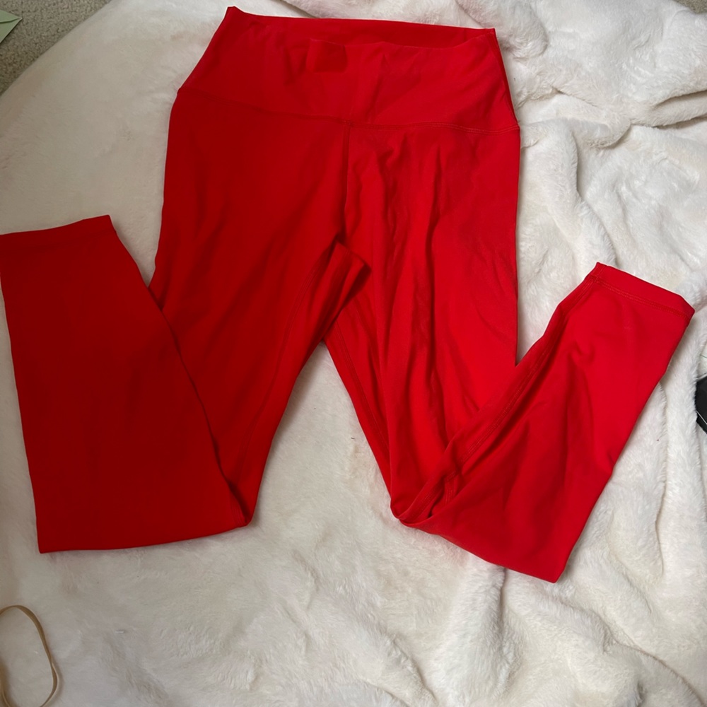 CRZ yoga Bright red Medium 7/8 leggings